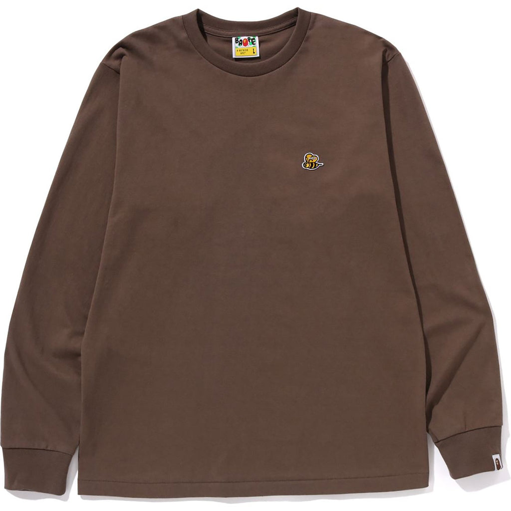 BAPE BEE ONE POINT L/S TEE MENS