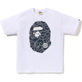 BAPE CHECK APE HEAD TEE MENS