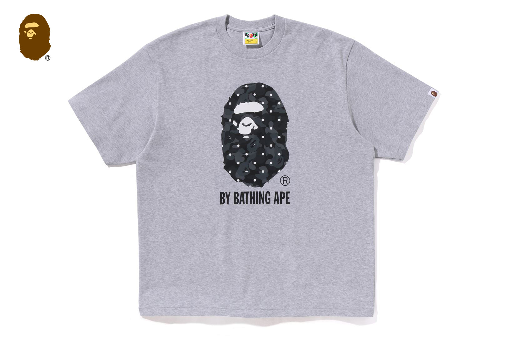 ABC DOT CAMO BY BATHING APE RELAXED FIT TEE MENS