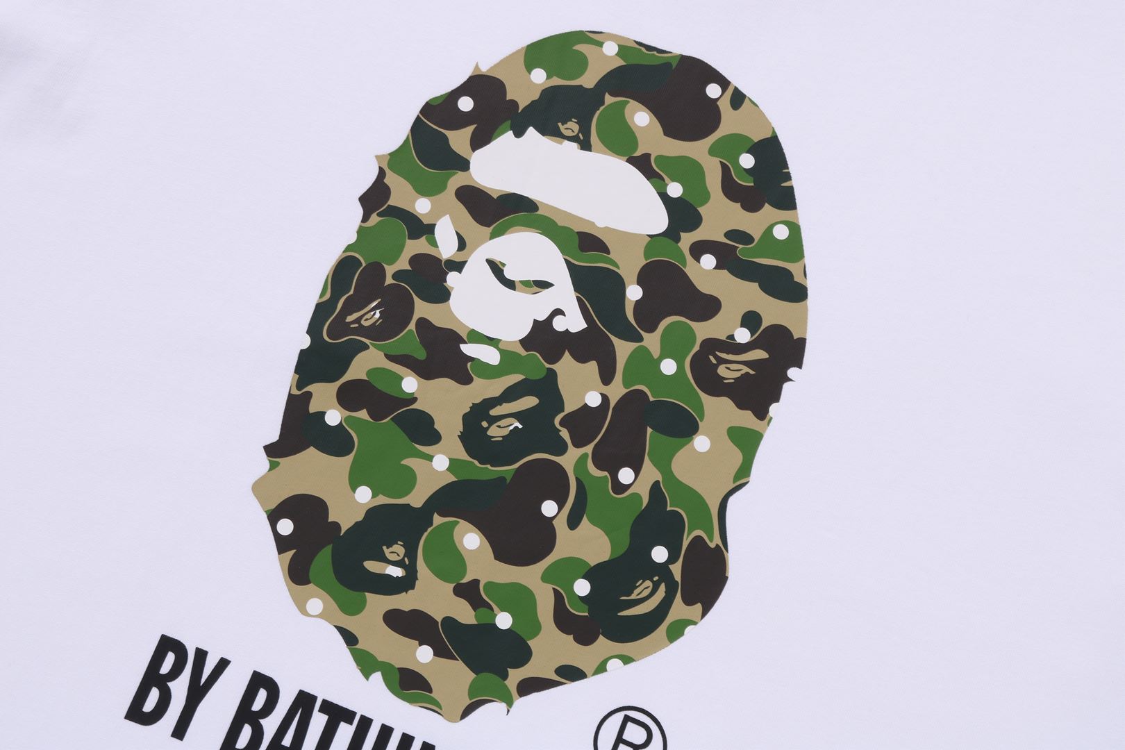 ABC DOT CAMO BY BATHING APE RELAXED FIT TEE MENS