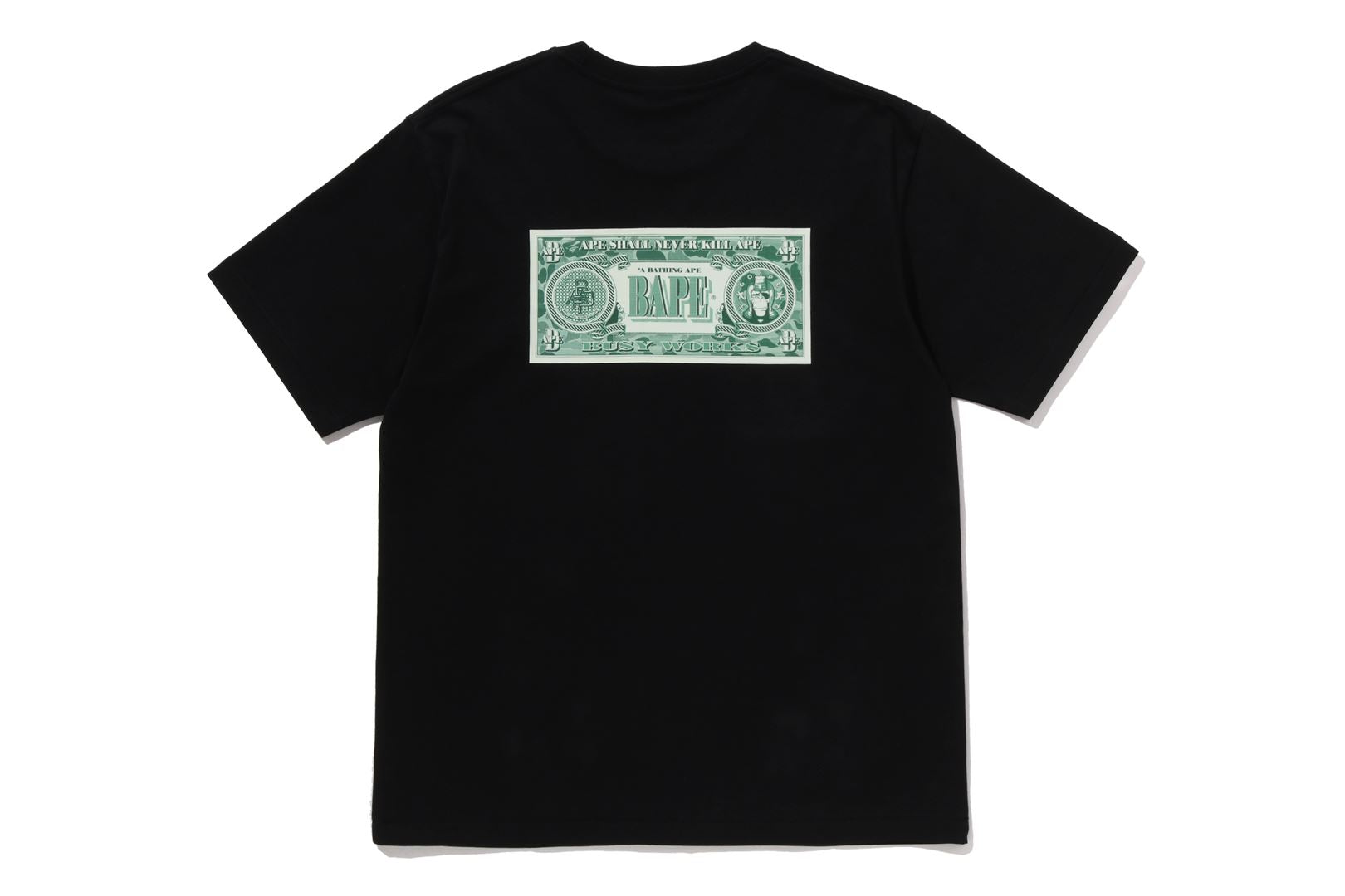 BAPE BANKNOTE TEE MENS