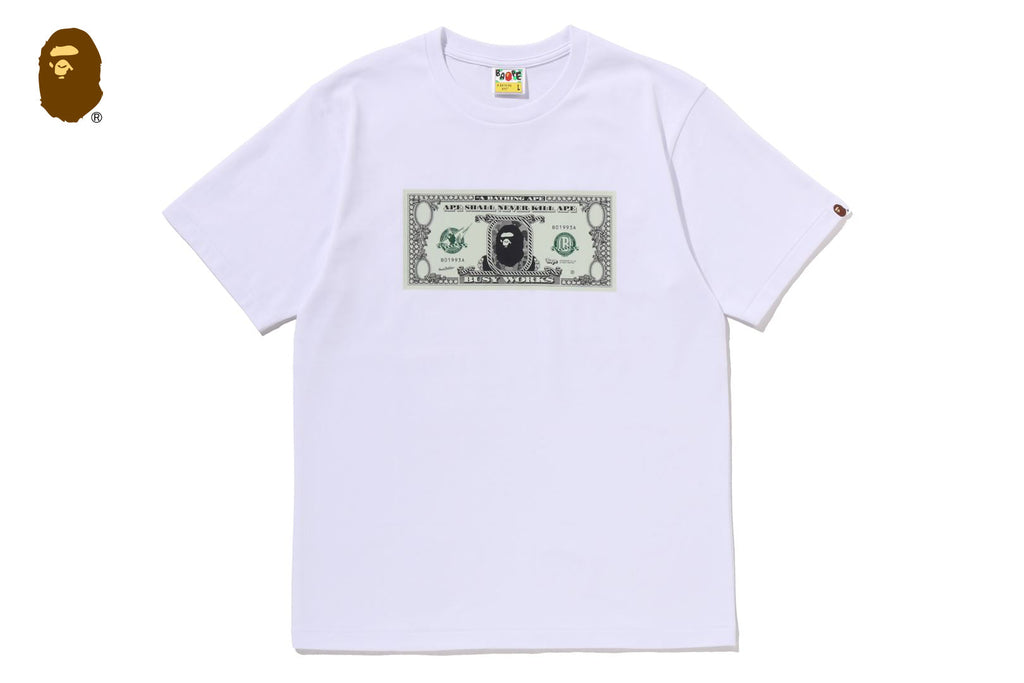 BAPE BANKNOTE TEE MENS