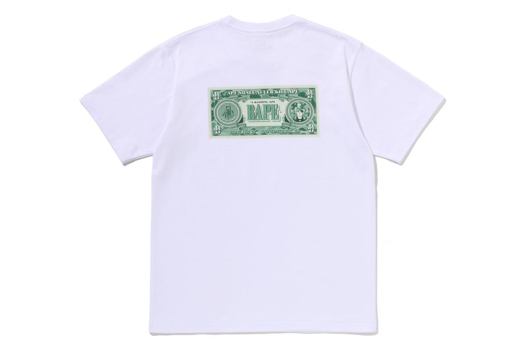 BAPE BANKNOTE TEE MENS