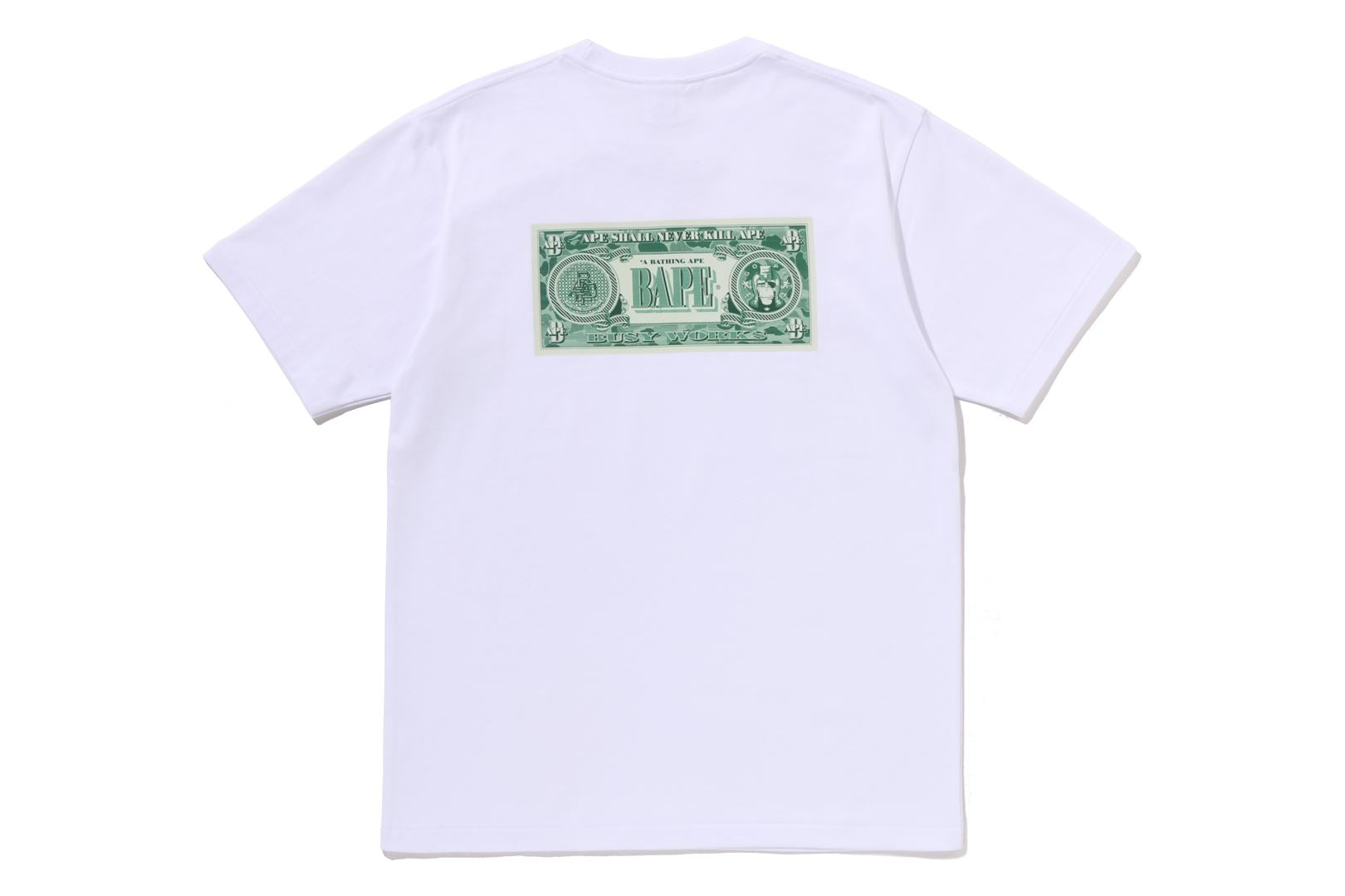 BAPE BANKNOTE TEE MENS