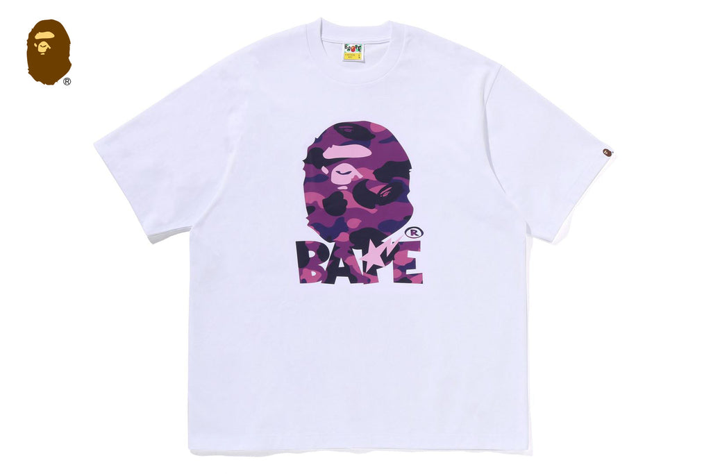 COLOR CAMO BAPE RELAXED FIT TEE MENS