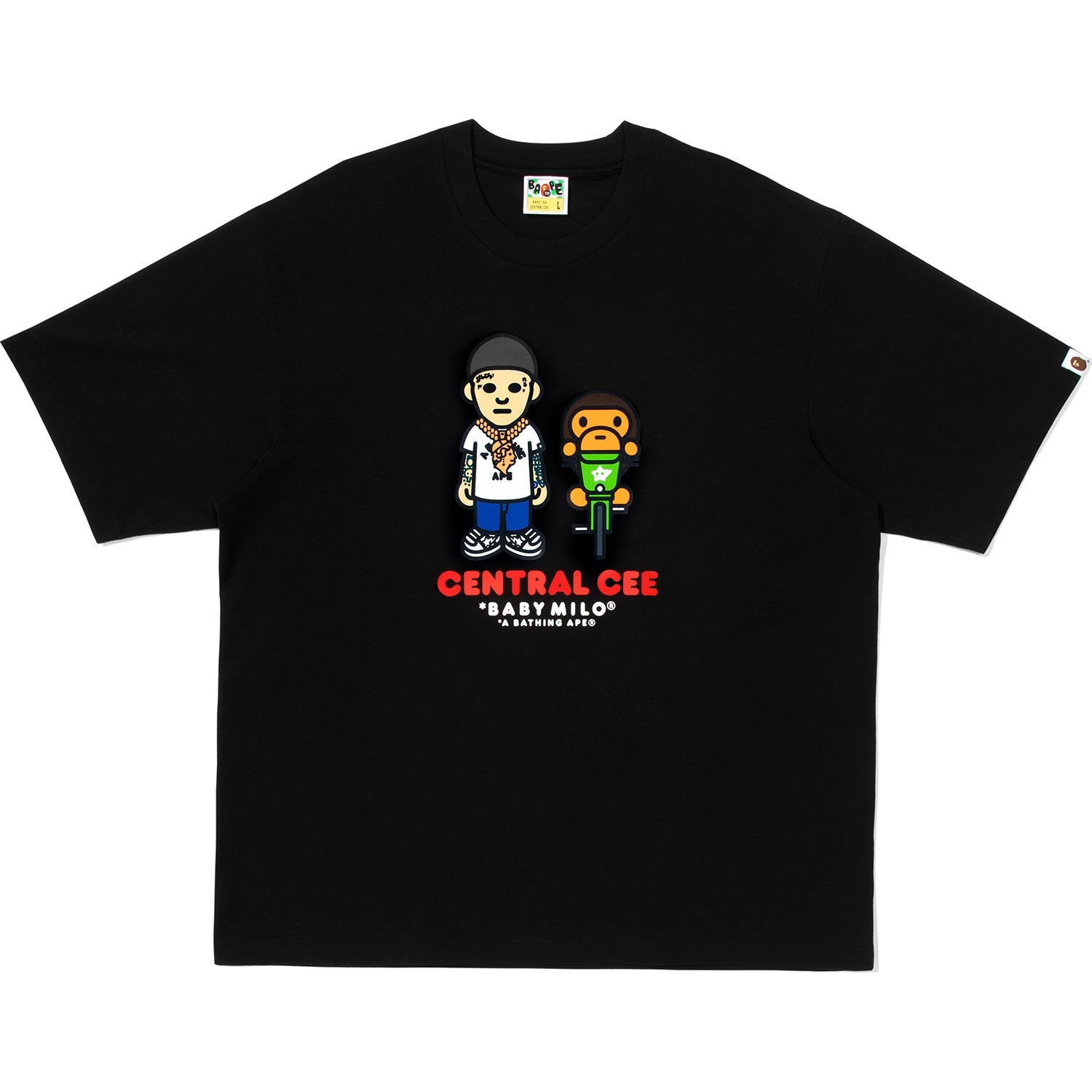 BAPE X ADIDAS - MILO COLLEGIATE TEE MENS
