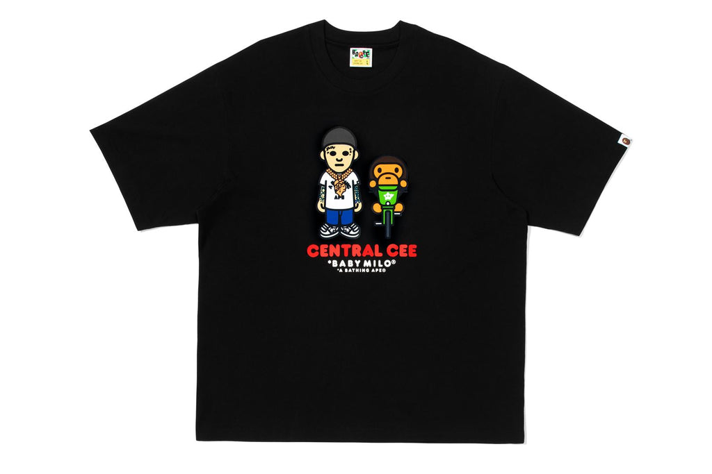 BAPE X ADIDAS - MILO COLLEGIATE TEE MENS