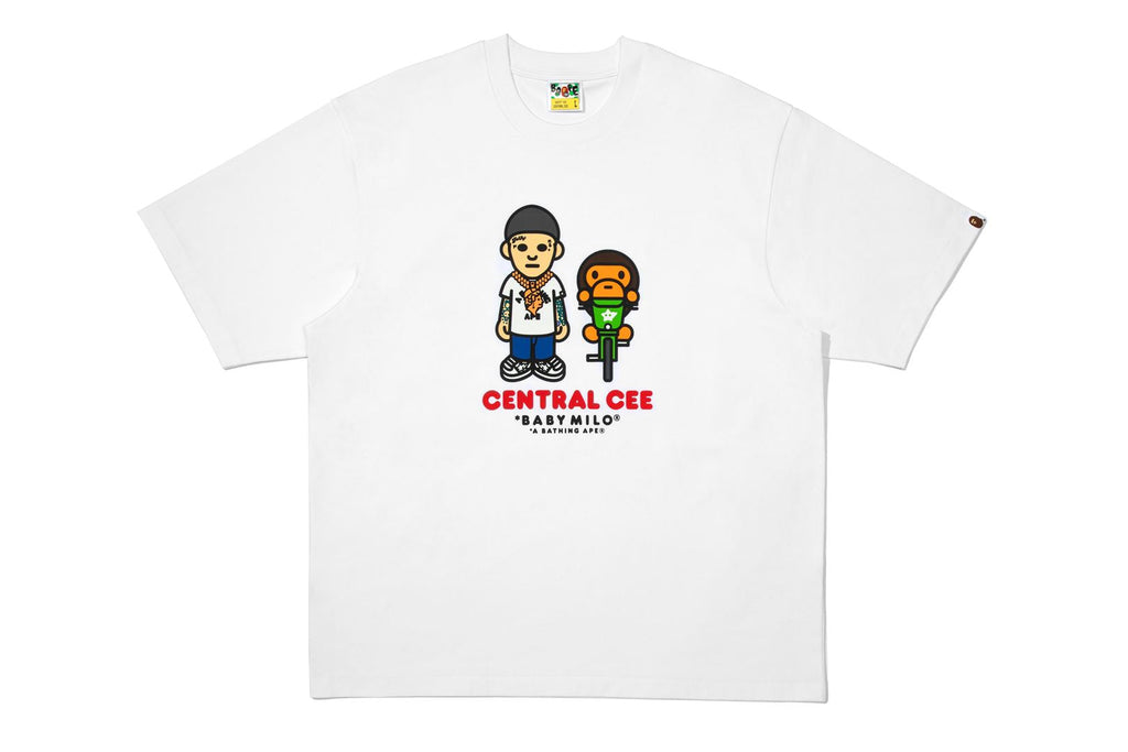 BAPE X ADIDAS - MILO COLLEGIATE TEE MENS