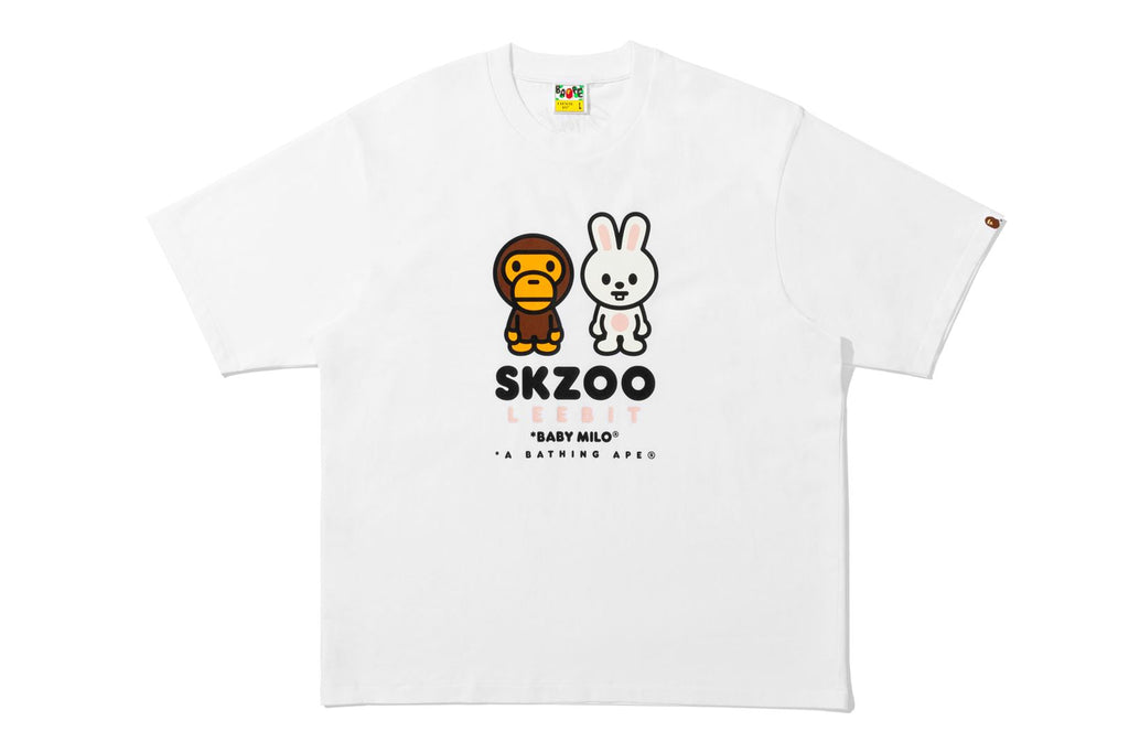 BAPE X STRAY KIDS LEEBIT BABY MILO TEE MENS