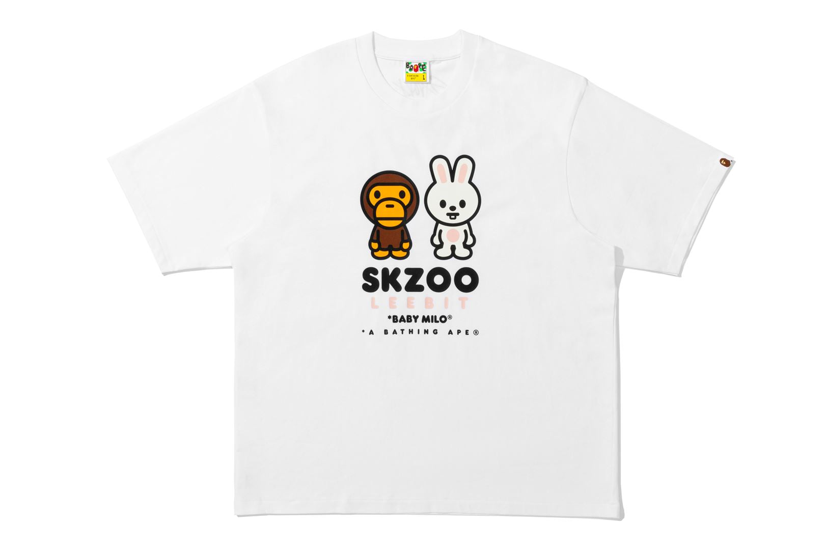BAPE X STRAY KIDS LEEBIT BABY MILO TEE MENS