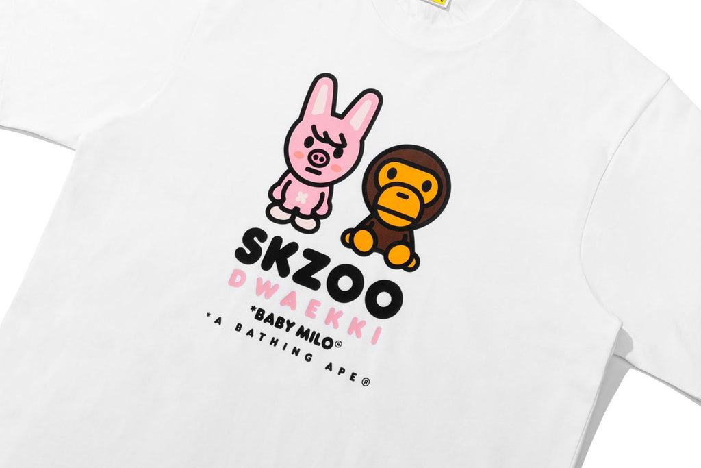 BAPE X STRAY KIDS DWAEKKI BABY MILO TEE MENS