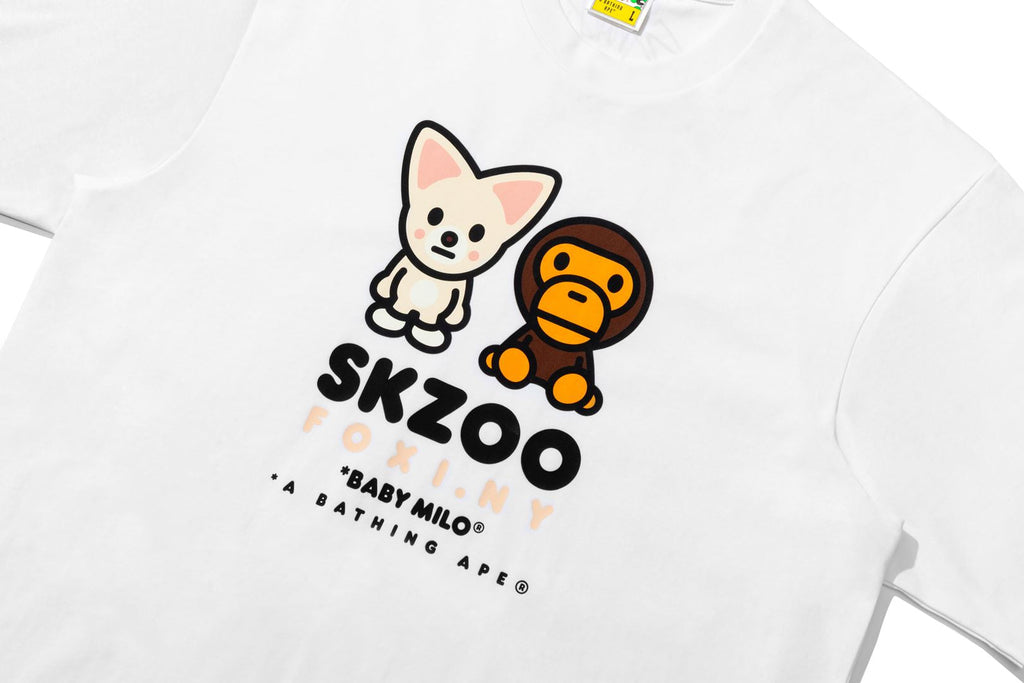 BAPE X STRAY KIDS FOXI.NY BABY MILO TEE MENS