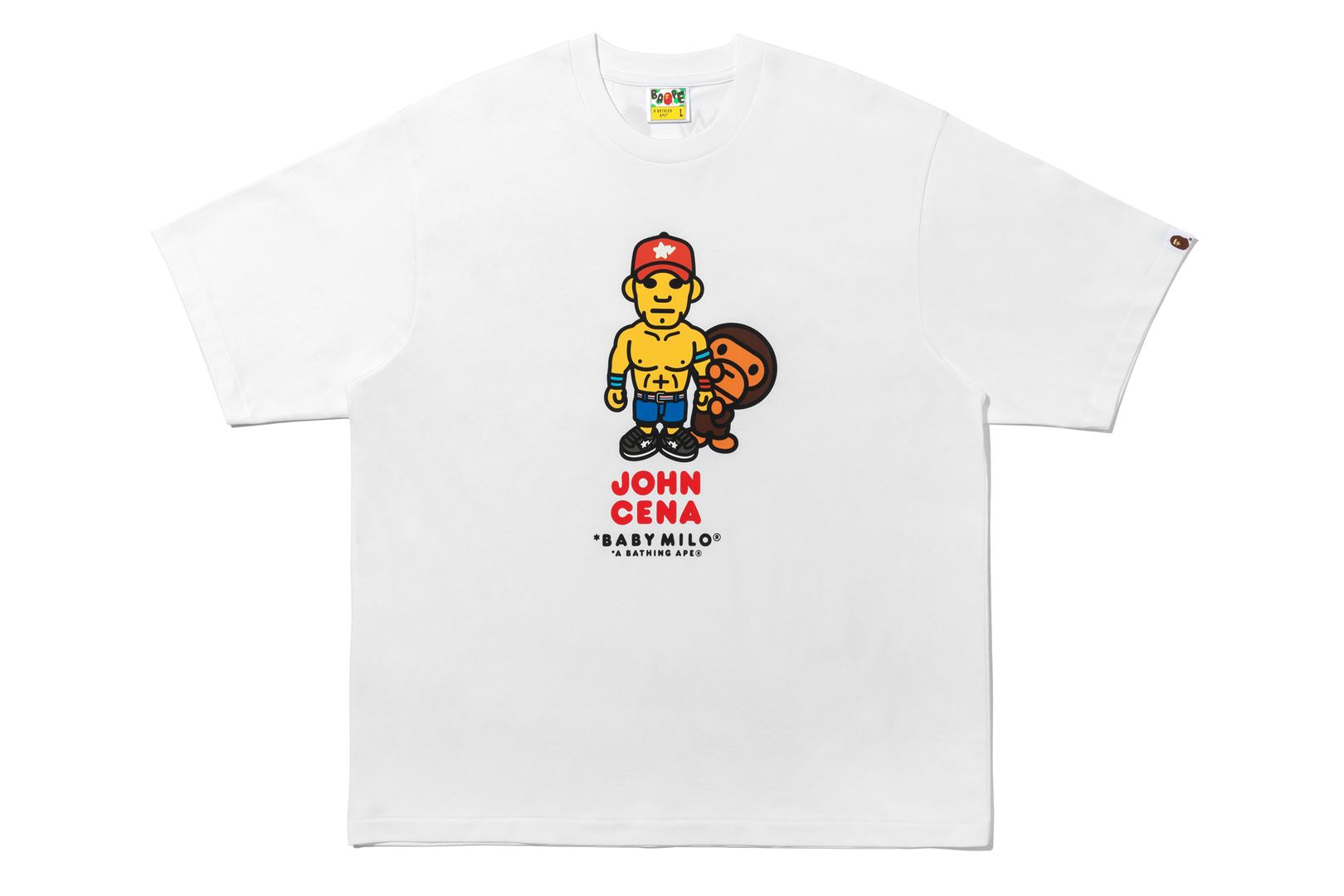 BAPE X WWE JOHN CENA BABY MILO RELAXED FIT TEE MENS
