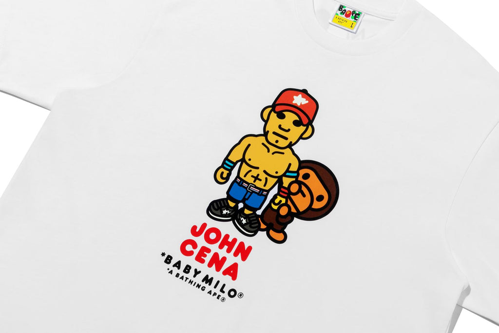 BAPE X WWE JOHN CENA BABY MILO RELAXED FIT TEE MENS