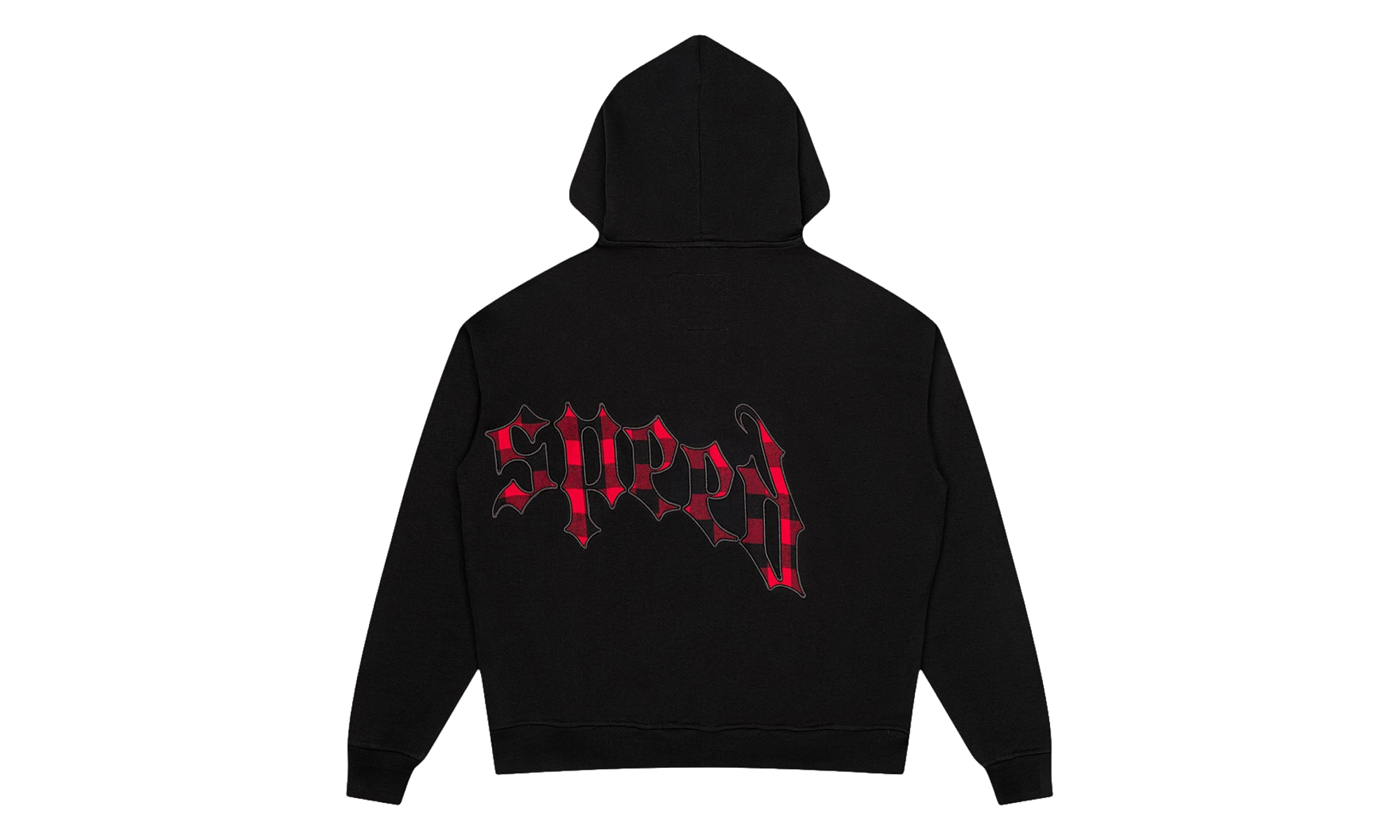 OG Logo Hoodie "Black Red Plaid" GS097