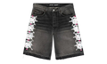 WEB STONE DENIM SHORTS "Black Wash" SP5der96