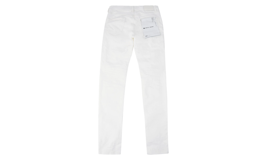Light Destroy Denim "white" P001 LDWH324