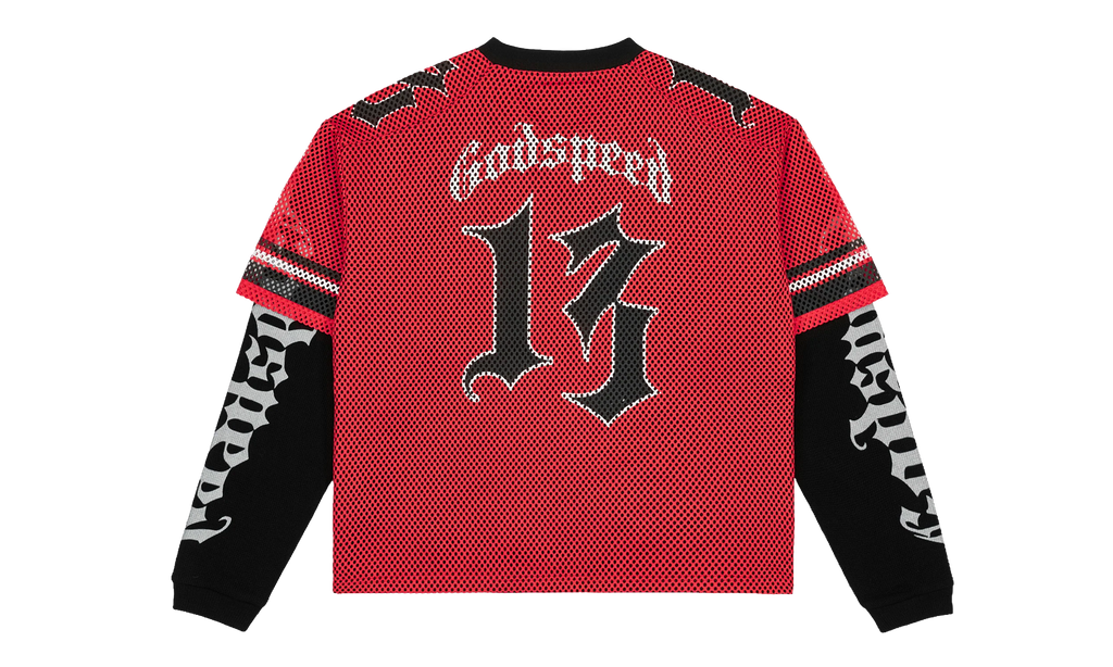 TD Layered Jersey "Black / Red / White" R2B4KFBC