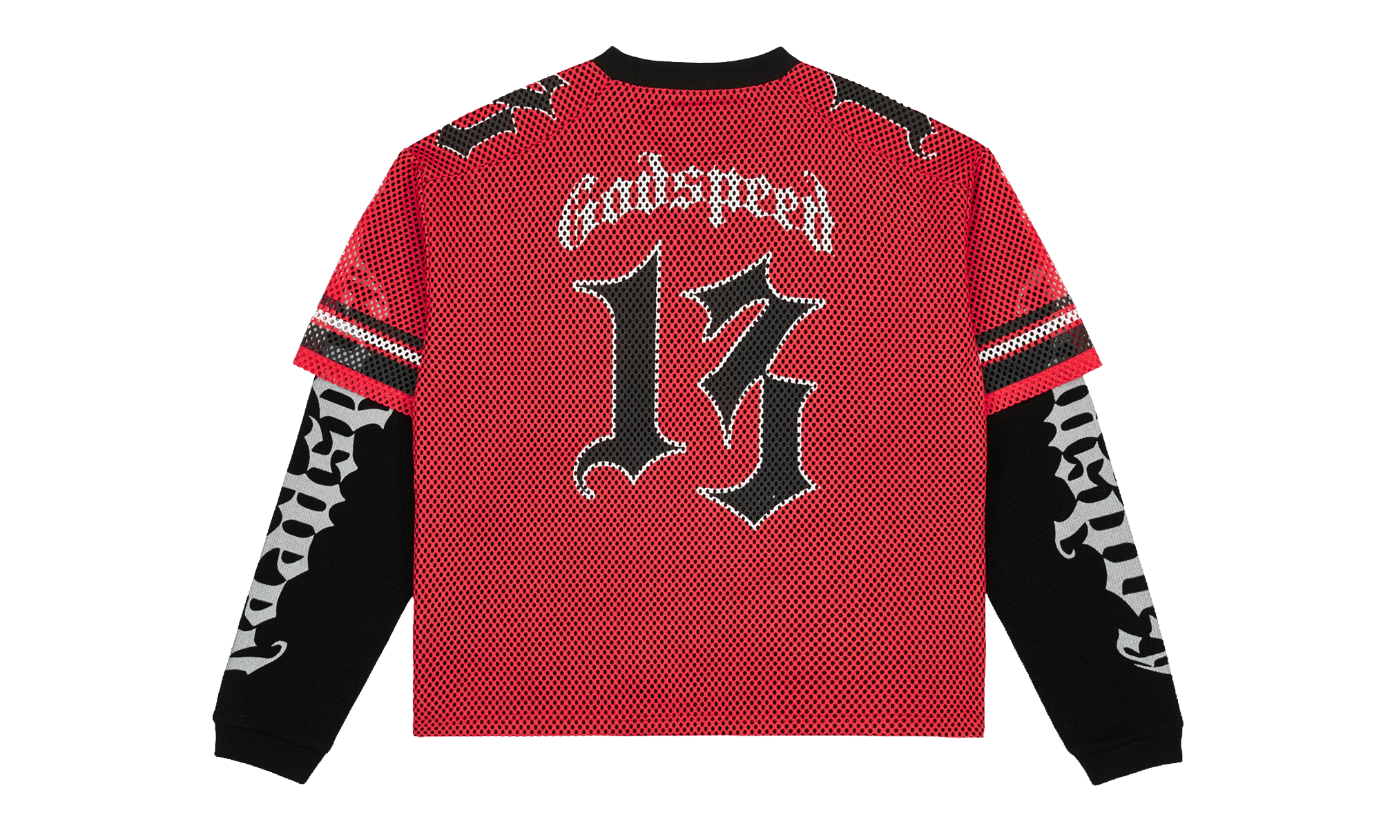 TD Layered Jersey "Black / Red / White" R2B4KFBC