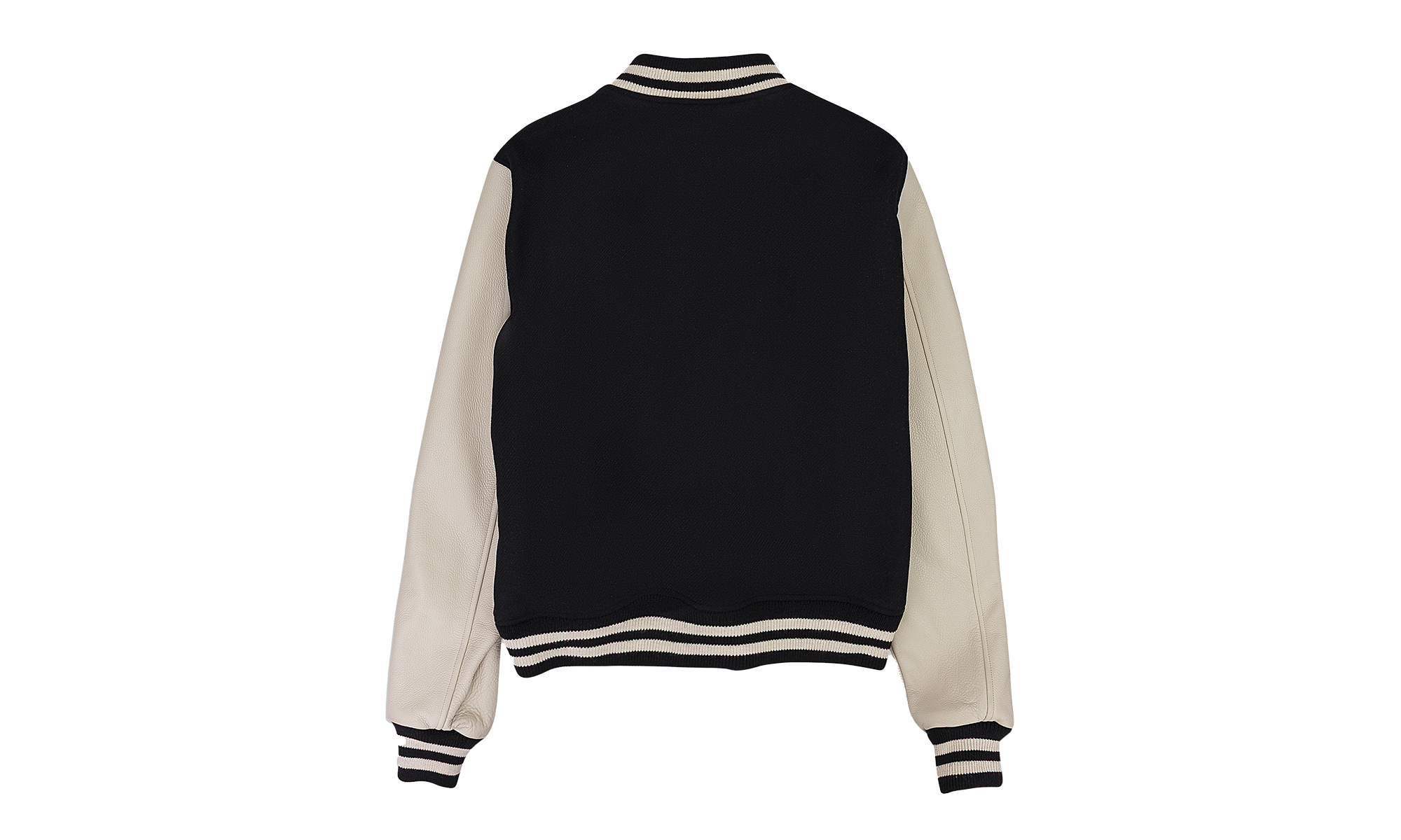 Vintage Applique Varsity Jacket "Black" MOS007 001