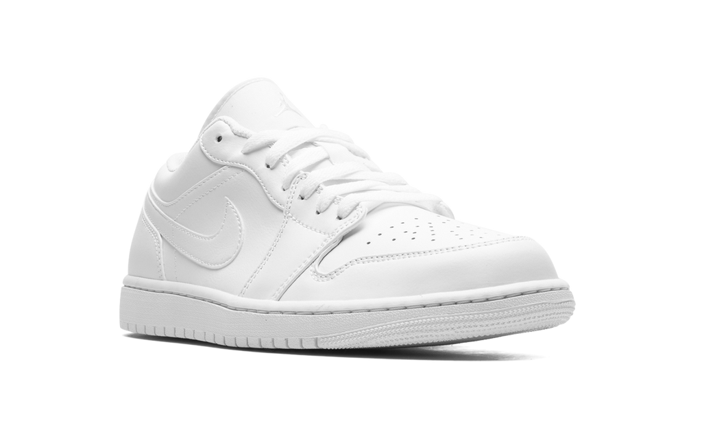 Air Jordan 1 Low "Triple White" 553558 130