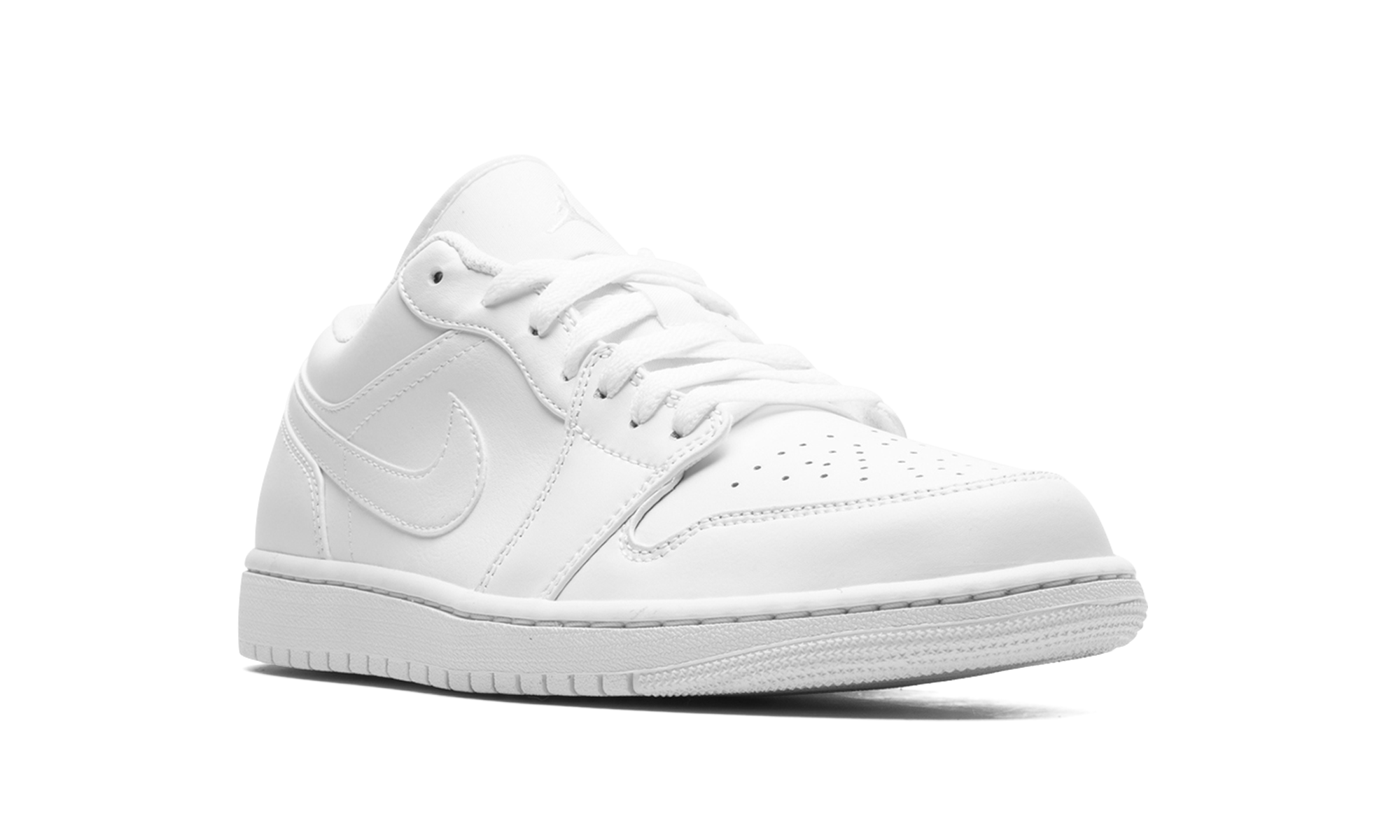Air Jordan 1 Low "Triple White" 553558 130