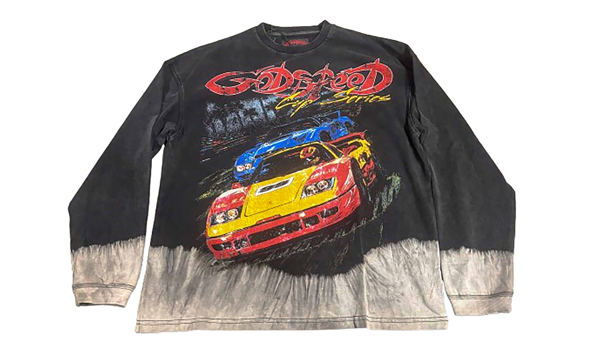 FTW Sweatshirt "Black Bleached Wash" GS058