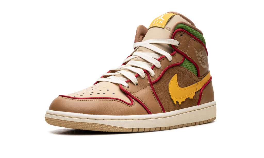 Air Jordan 1 Mid SE "Cheeseburger" HF4830 600