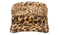 Faux Fur Giraffe Print Cap "Multicolor" DT472