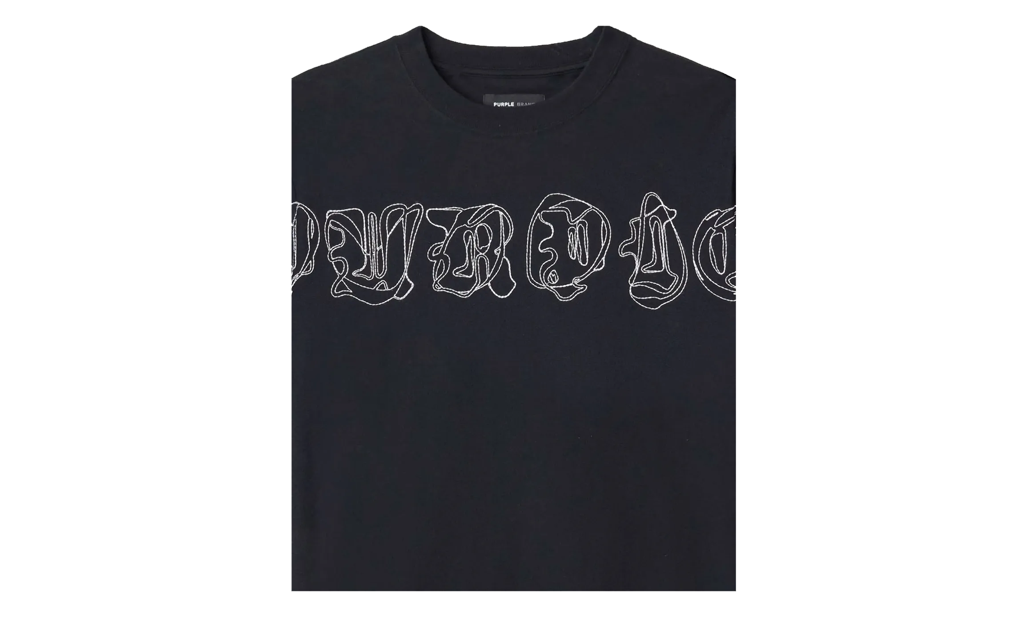 Logo Print Cotton T-Shirt "Black" P104 TBGO425