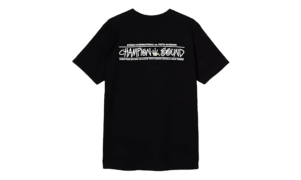PATTA SOUND TEE "Black" STUS313