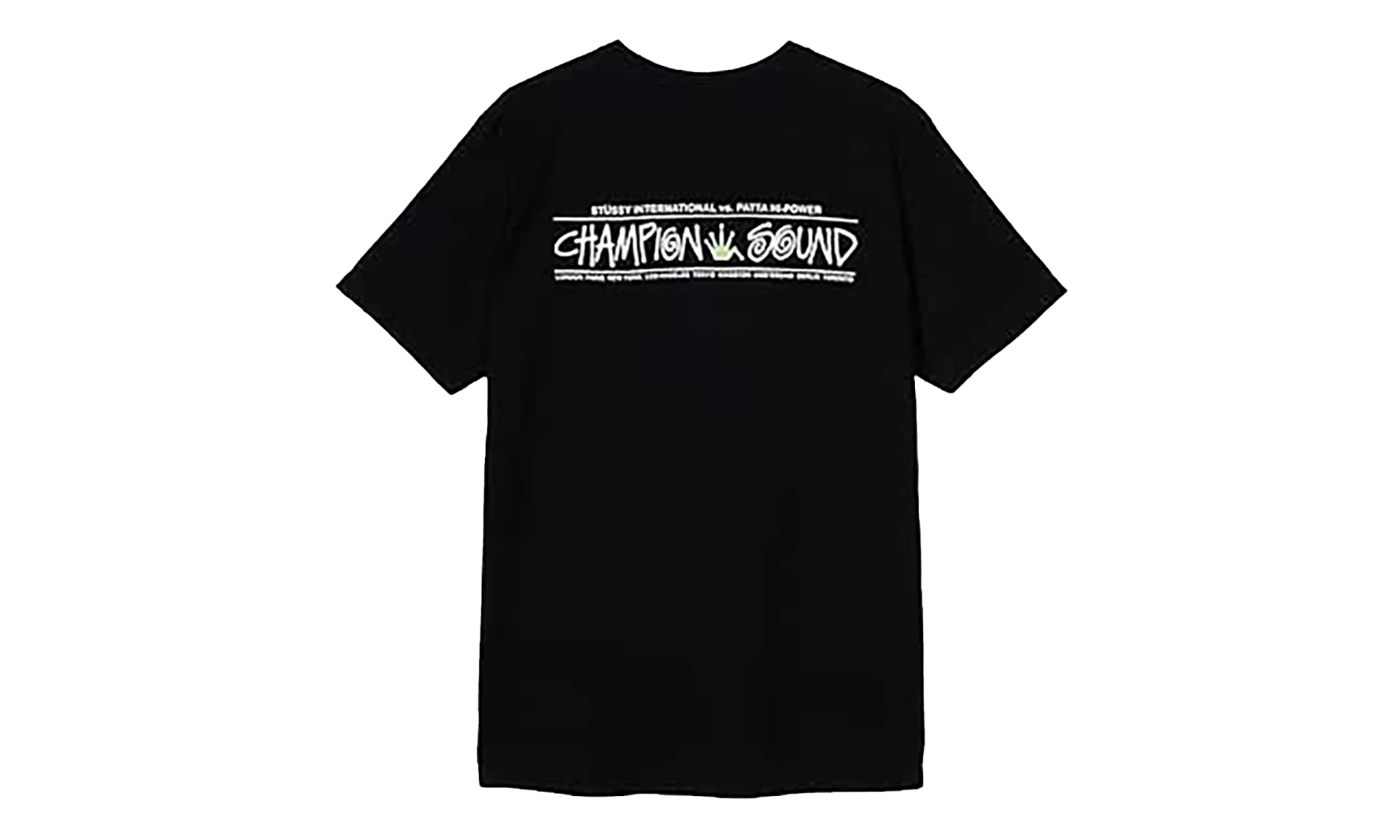 PATTA SOUND TEE "Black" STUS313