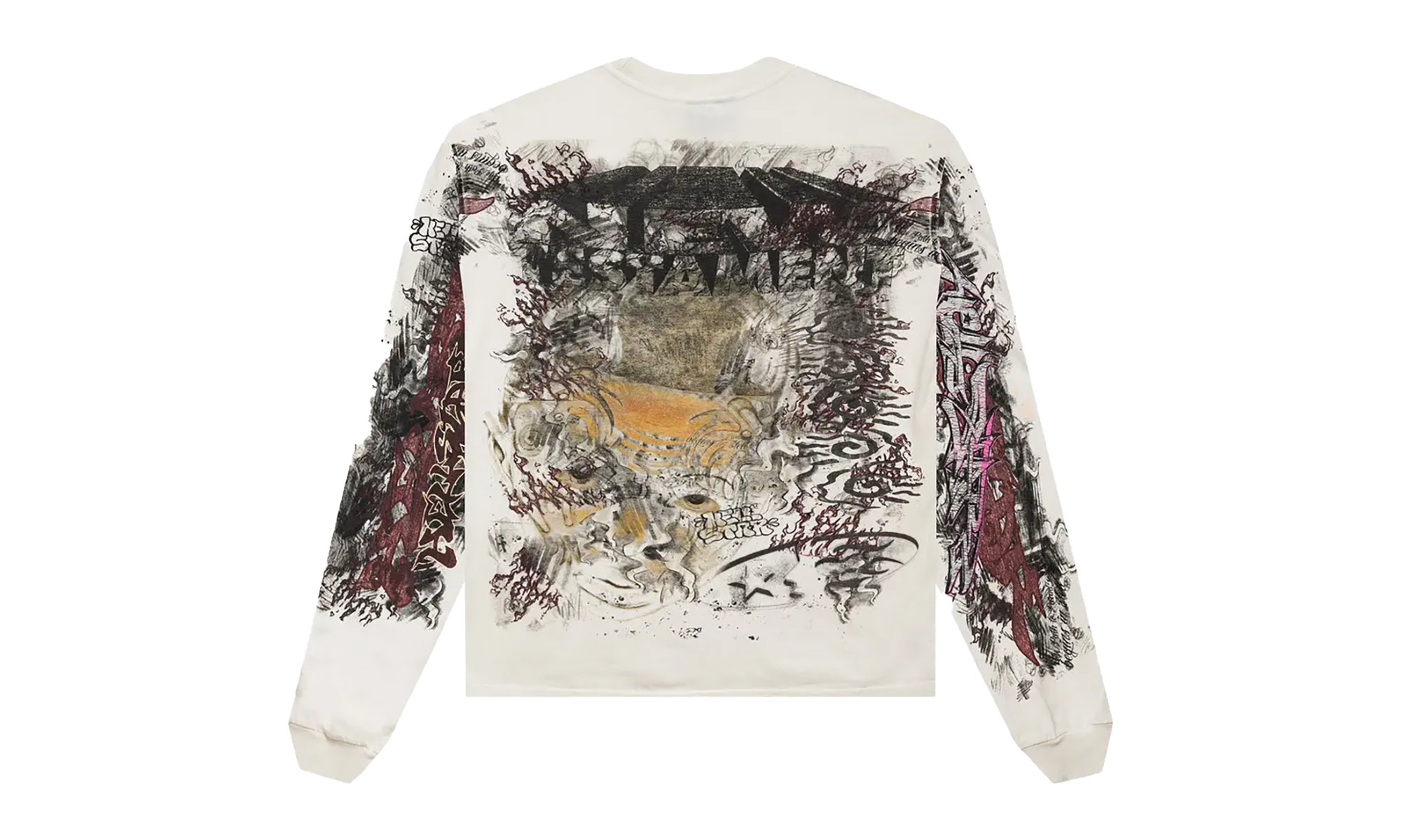 Graffiti L/S T-Shirt "White" HSR045
