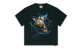 Theme Park Short Sleeve Tee Shirt "Black Blue Multi" GD105