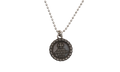 True F*cking Love Medallion Necklace "Silver" CHRM0494