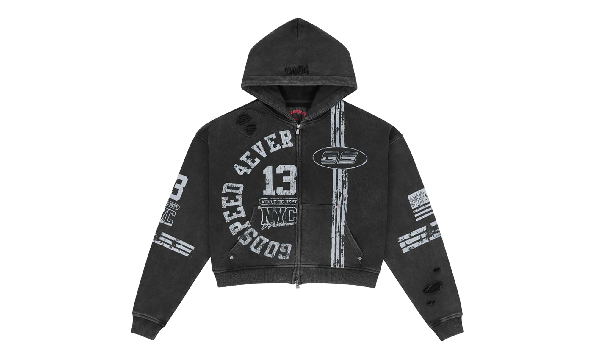 Roadster Zip Hoodie "Black" GS079