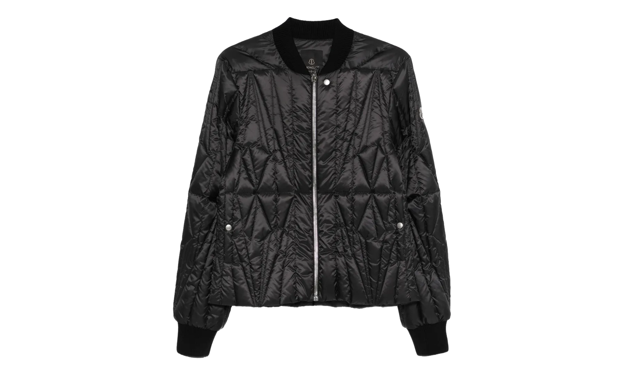 Rick Owens Woven Geocamo Flight Jacket "Black" MON38