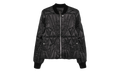 Rick Owens Woven Geocamo Flight Jacket "Black" MON38