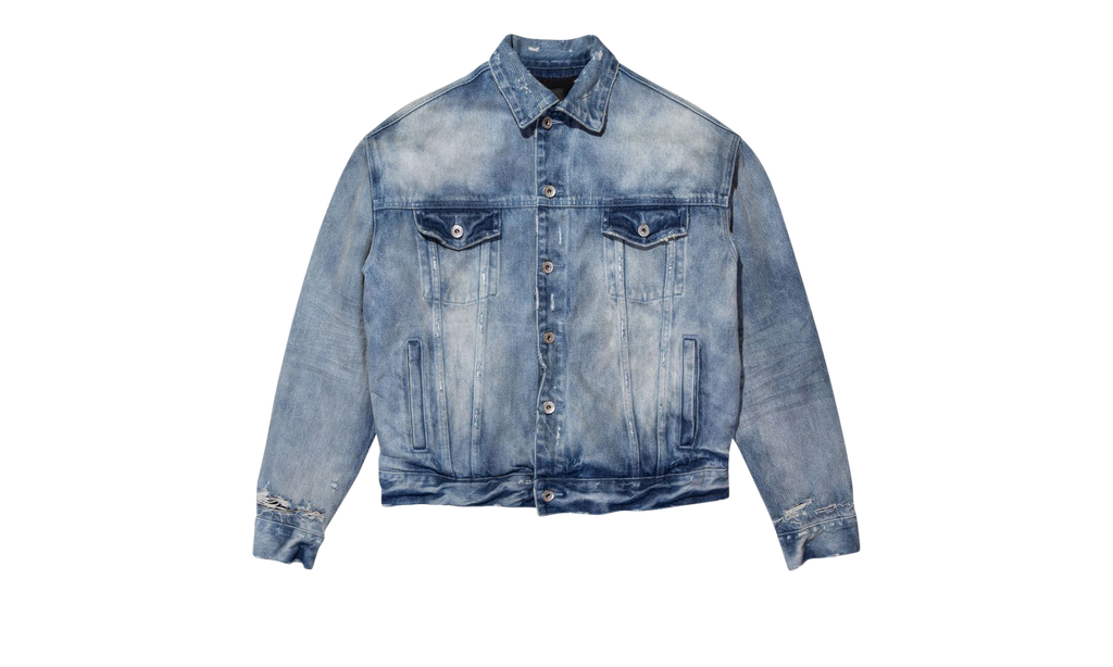 PADDED DENIM JACKET "Blue" P630 DWIJ423