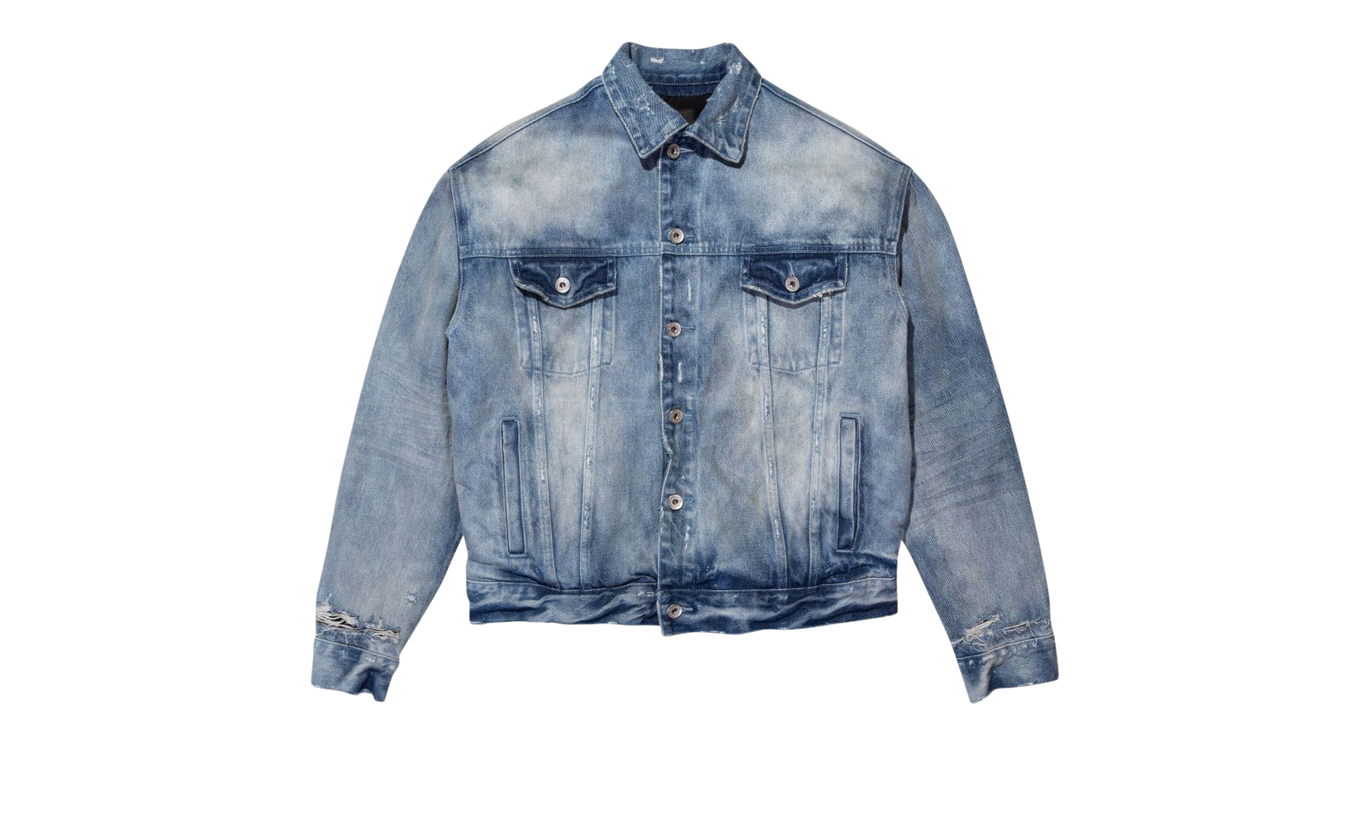 PADDED DENIM JACKET "Blue" P630 DWIJ423