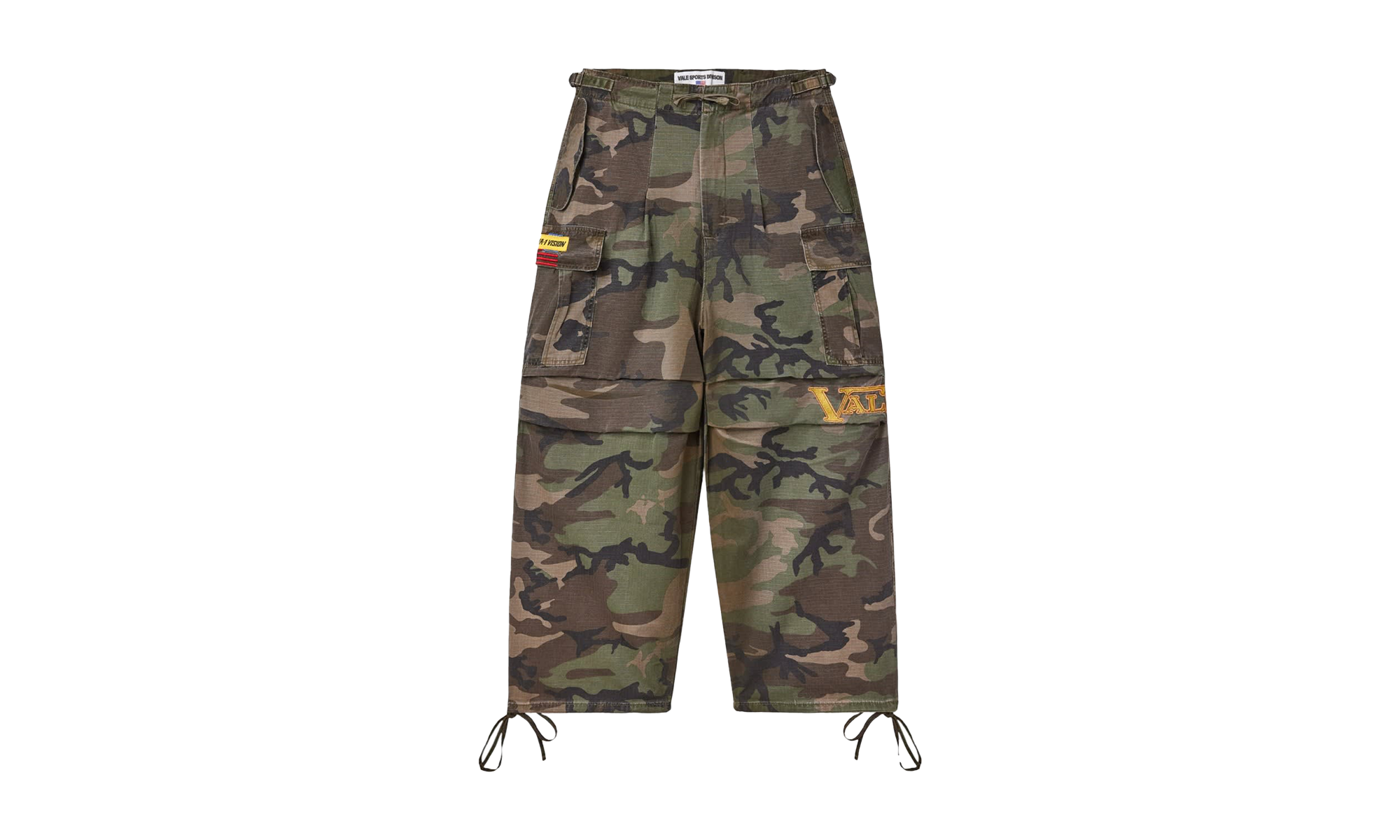 DIV Parachute Cargo Pants "Green Camo" WQD8SIN1