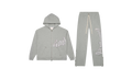 OG Logo Satin Sweatsuit V2 "Grey Silver" OG LOGO SWEATSUIT V 2 GREY SILVER SATIN BOO M