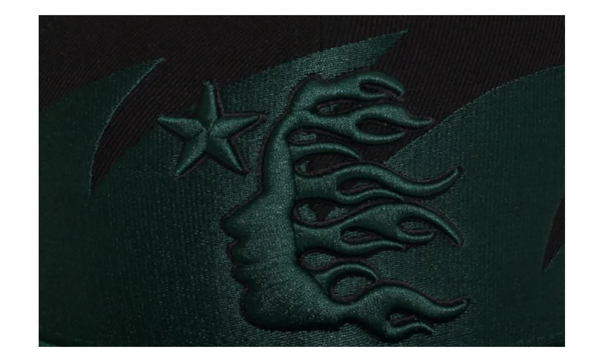 Sharkteeth Snapback Hat "Black / Green" HSR213