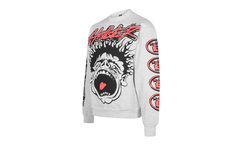 Records Crewneck "Grey" HSR026
