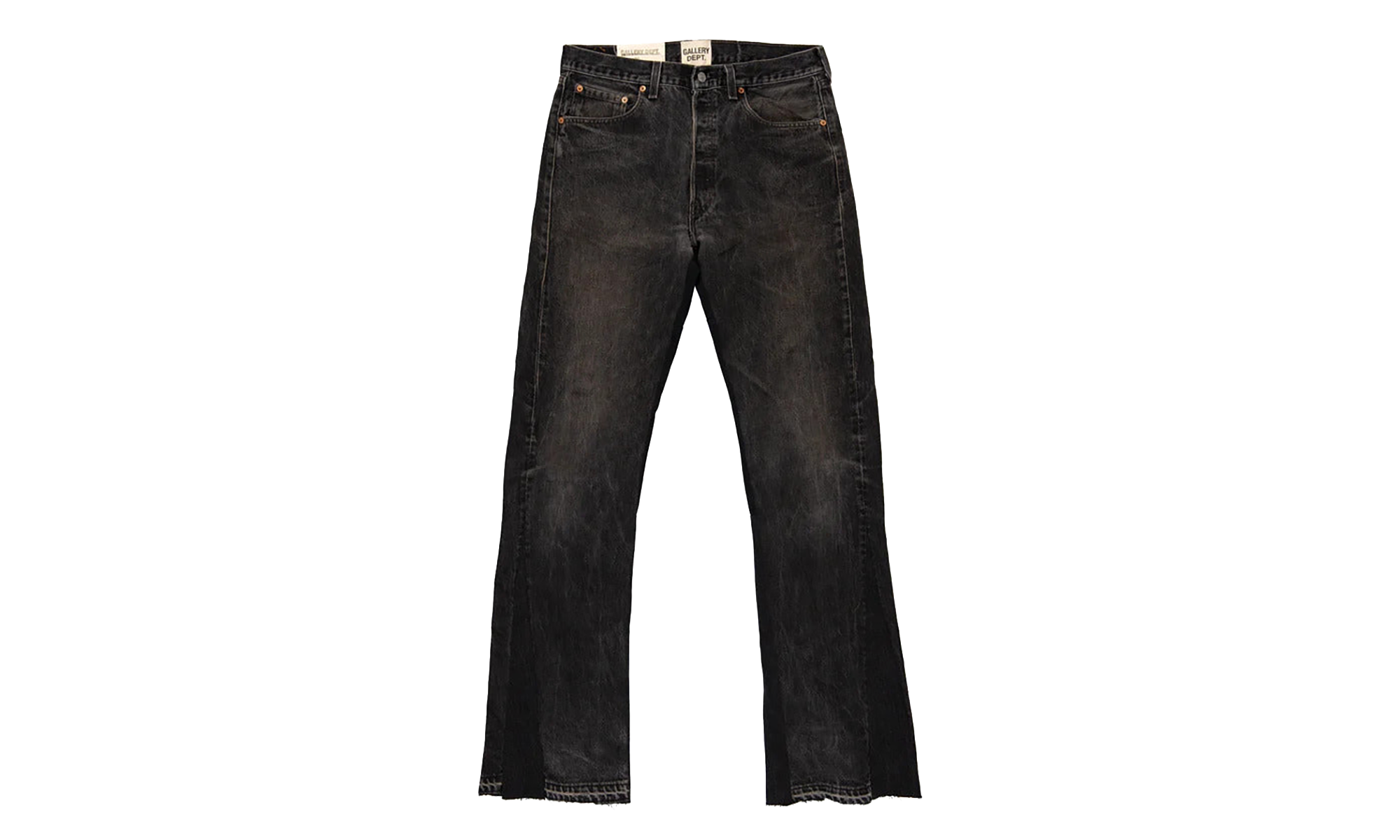 LA FLARE DENIM PANTS "Black" GD078