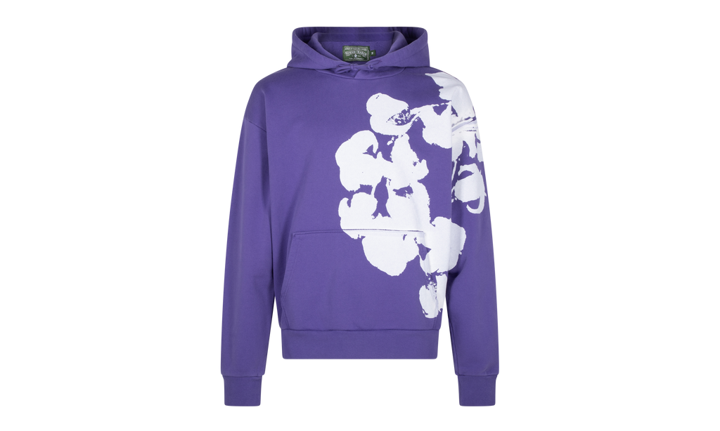 Big Cotton Wreath Sweatshirt "Purple" DT092
