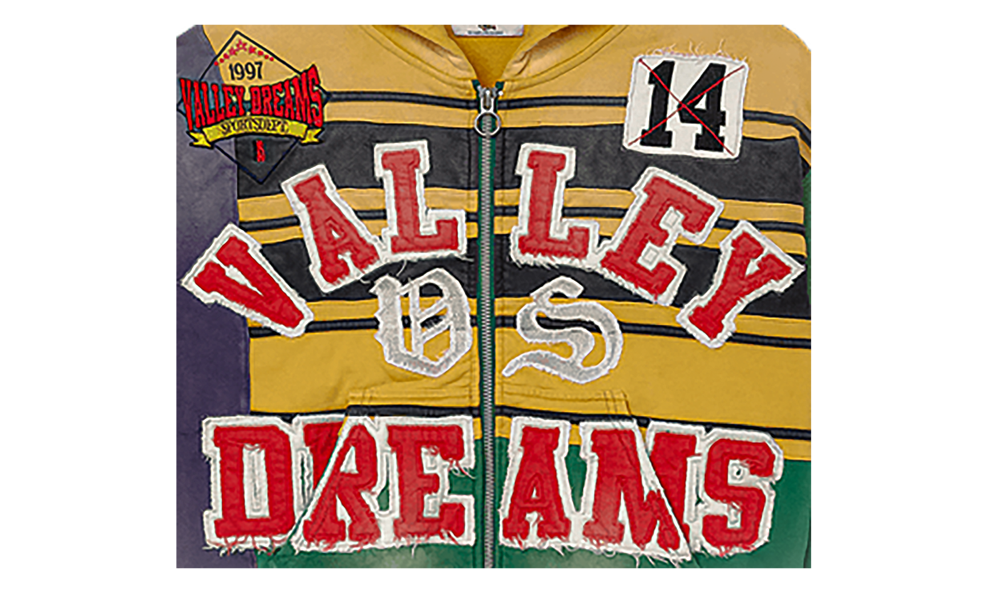 Collage Zip Up "Mardi Gras" 11451 10004VFCZUM MARD