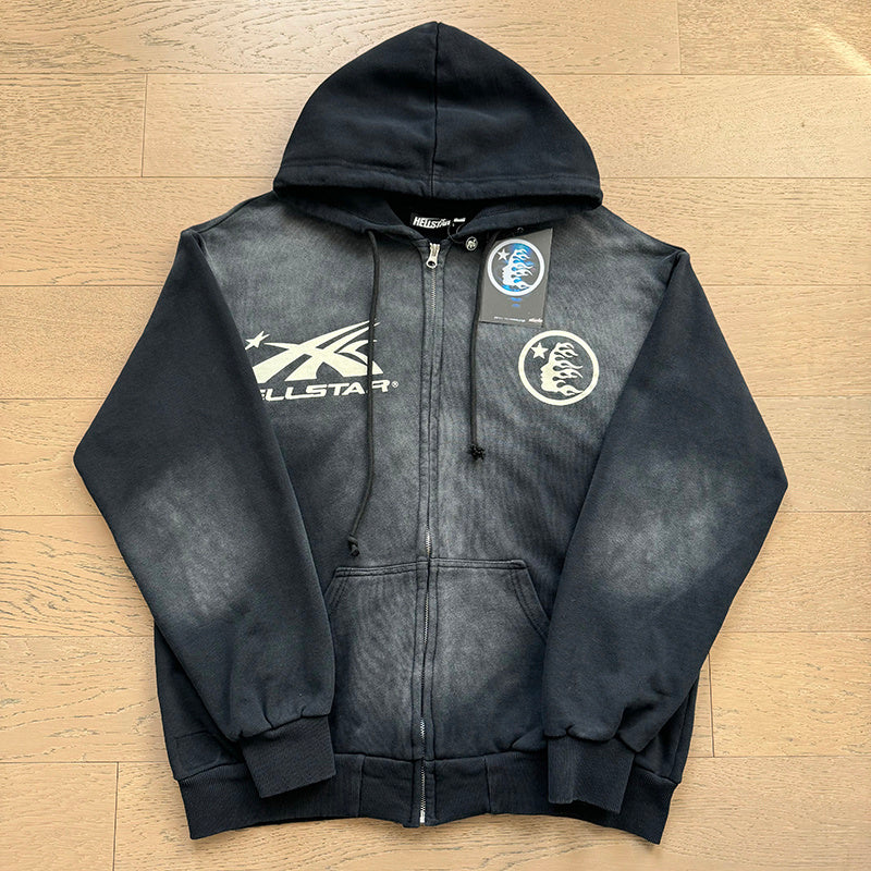 Hellstar Records Graphic Hoodie & Sweatpants Matching Set