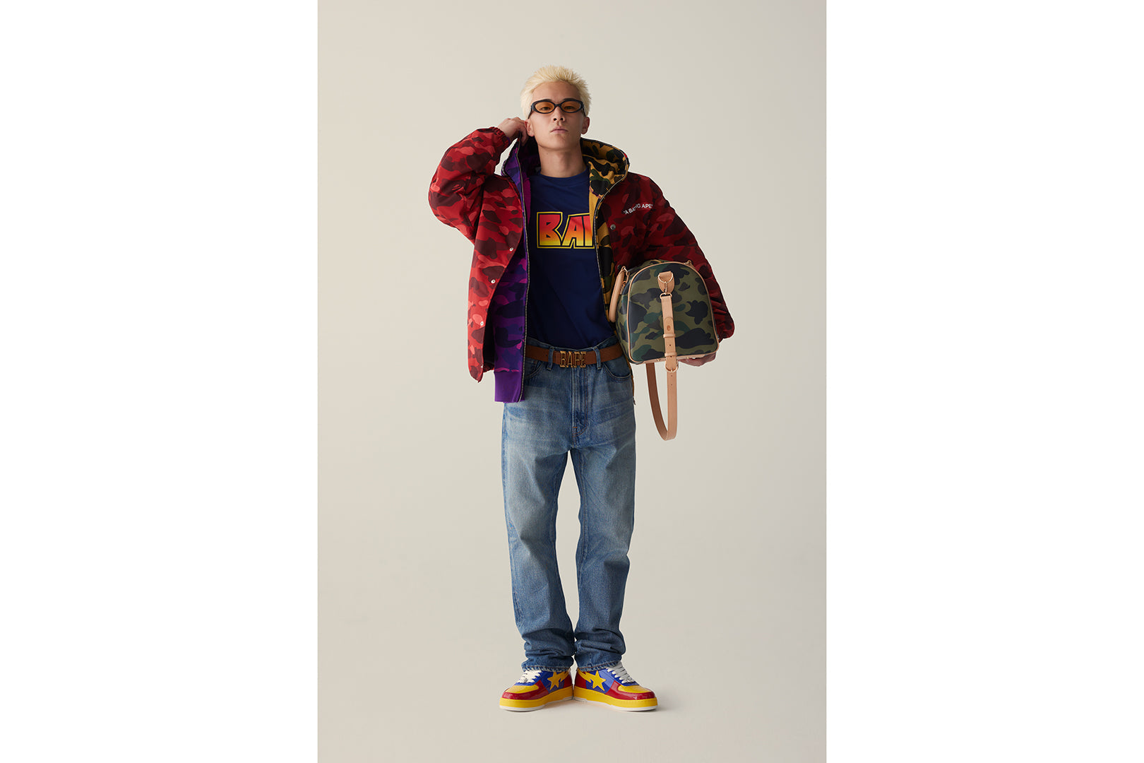 BAPE KISS LOGO TEE MENS