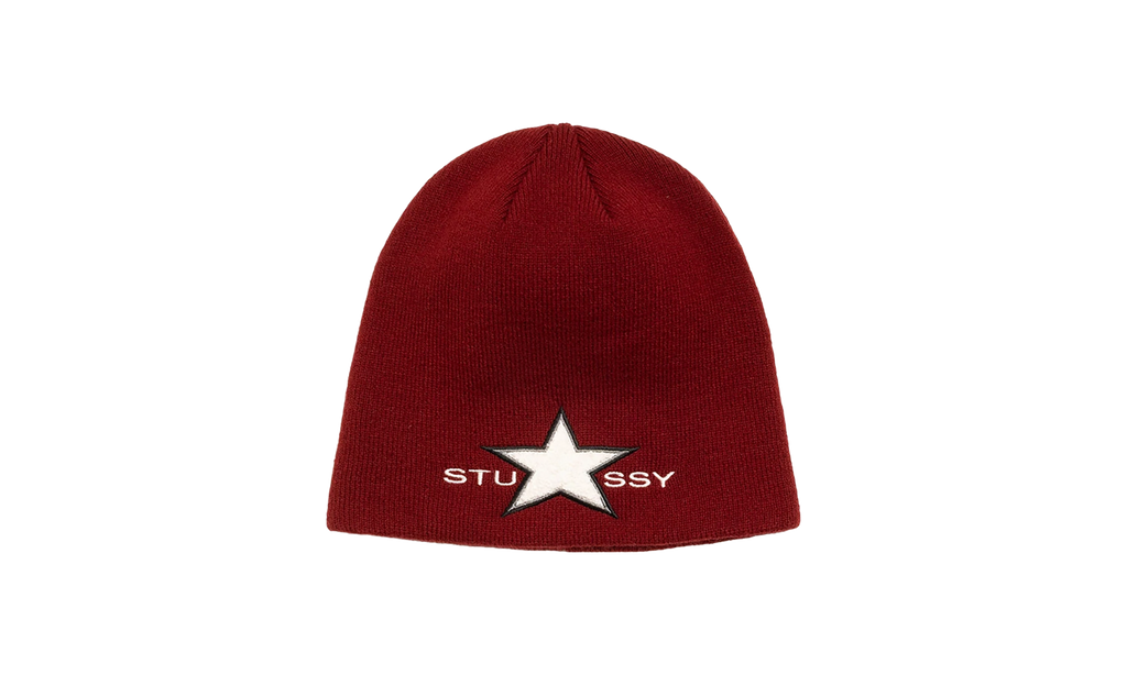 Skullcap Chenille Beanie "Wine" STUS264